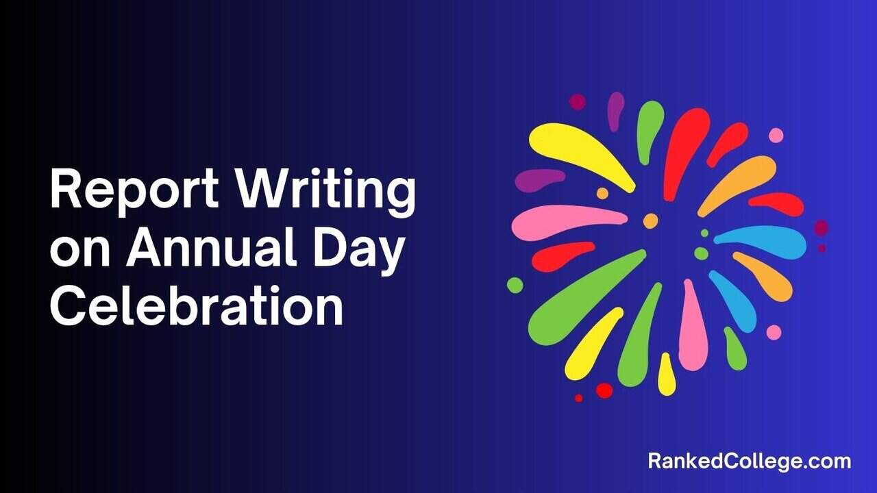 school annual day report writing