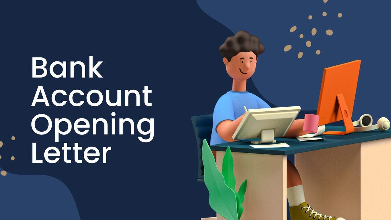 bank account opening letter