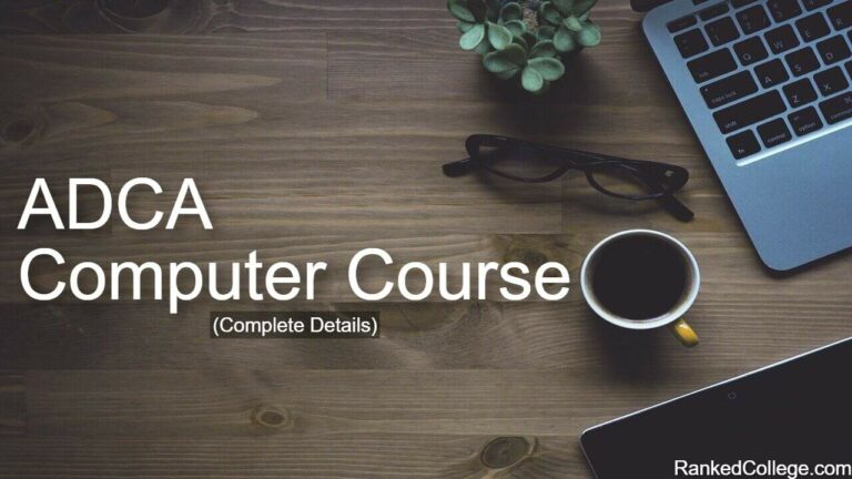 ADCA Course Details: Full Form Syllabus Fees Jobs